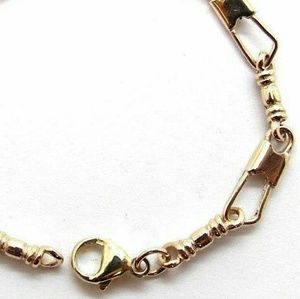 Fishers of Men Acts 10k Yellow Gold Bracelet Regular Link 8"